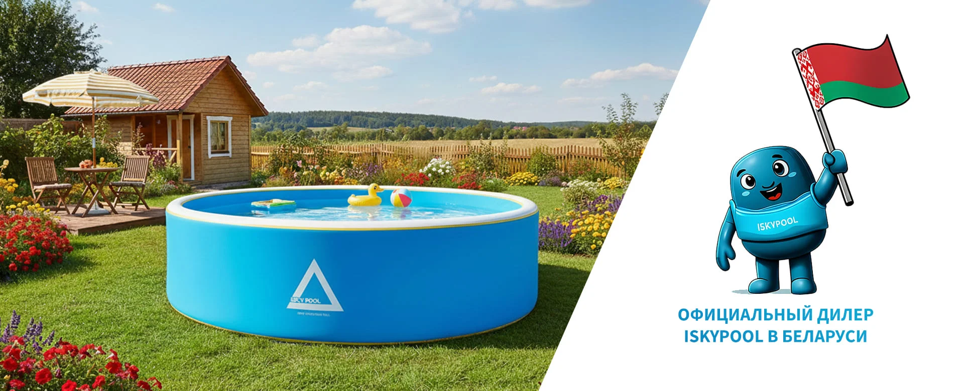 Надувной бассейн ISKYPOOL